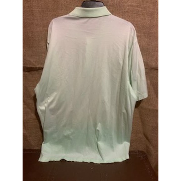 Peter Millar Green Two Tone Lightweight Golf Shirt Short Sleeve Mens XL - Picture 2 of 7